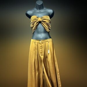 Golden brown /yellow 2 piece set